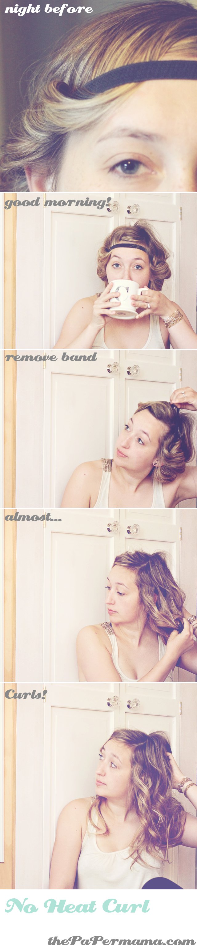 No-Heat Curls Tutorial