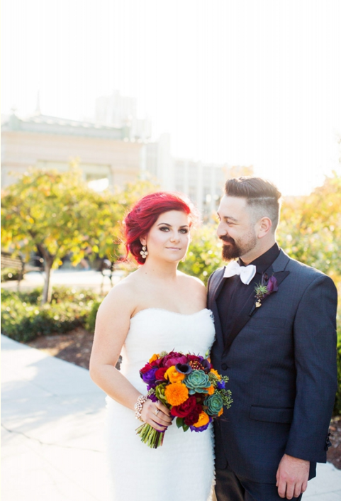 Red Twisted Updo