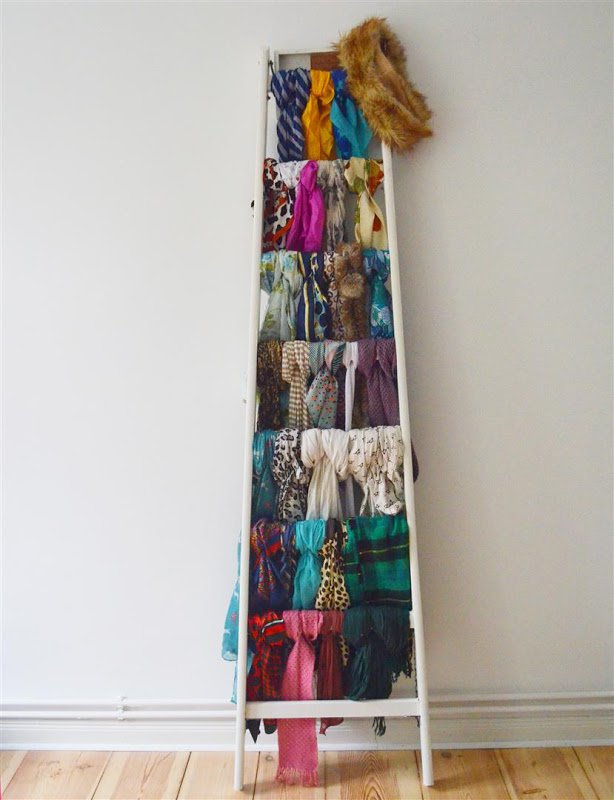 Scarves Storage Idea