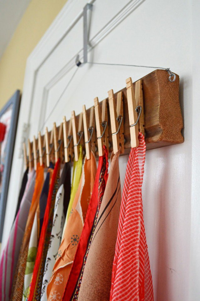 Scarves Storage Idea