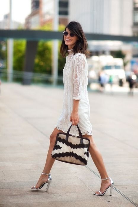 Simple White Dress