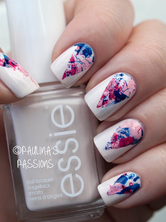 Splatter Nail Design