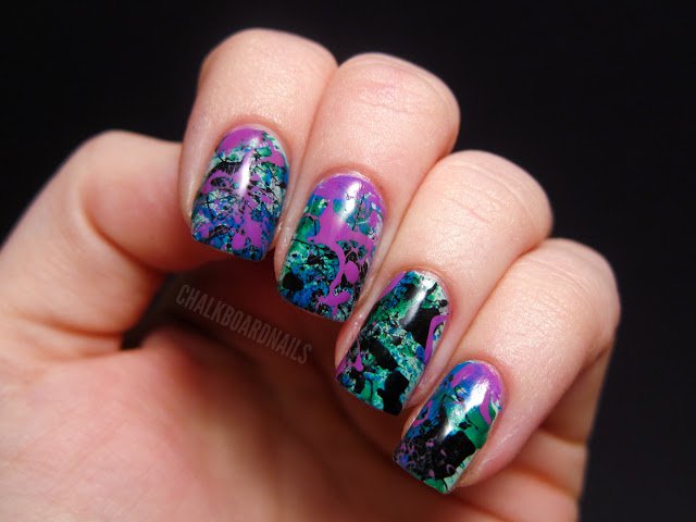 Splatter Nail Design