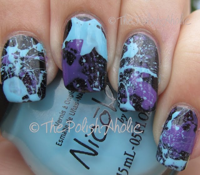 Splatter Nail Design