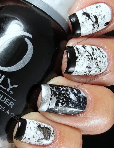 Splatter Nail Design