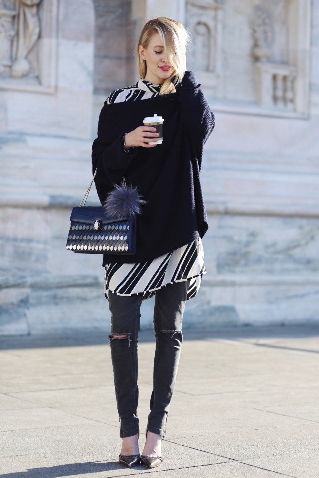 Oversize Striped Shirt