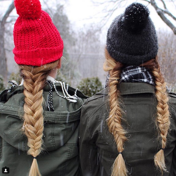 Double Braid Ponytail Hairstyle