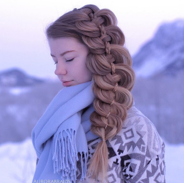 Loose Braid Ponytail Hairstyle