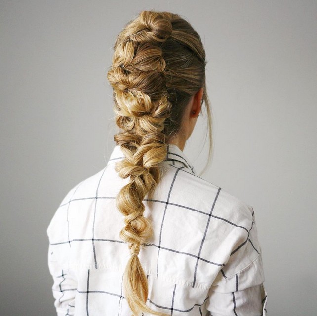 Stunning Braid Ponytail Hairstyle