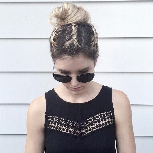 Braided Top Bun