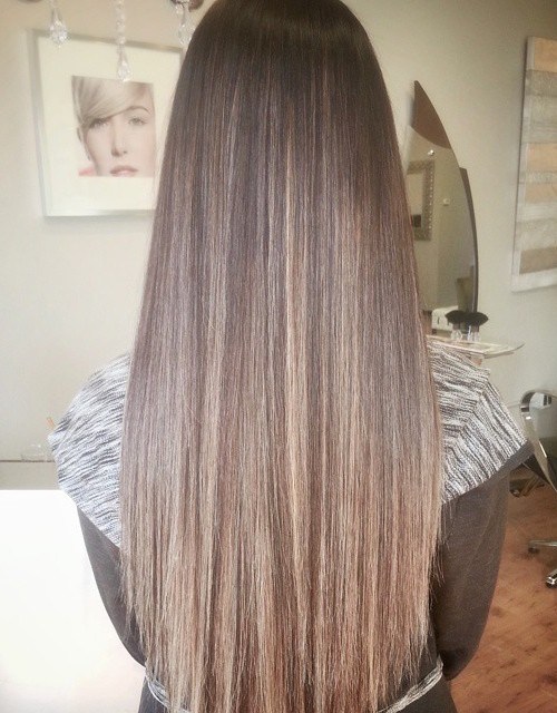 Brown Highlighted Hair