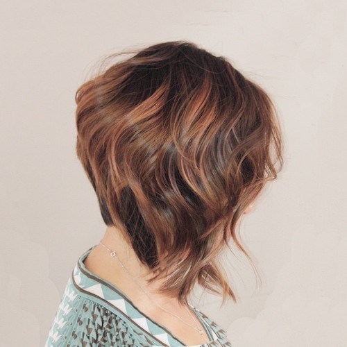 Brown Stacked Bob