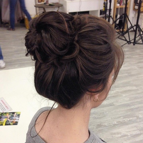 Bun for Curly Hair