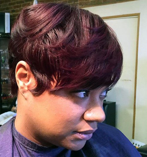 Burgundy Pixie