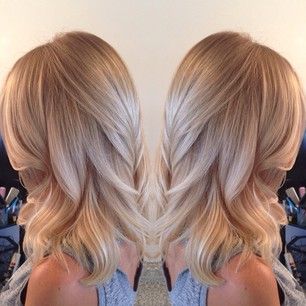 Champagne Blonde Hairstyle