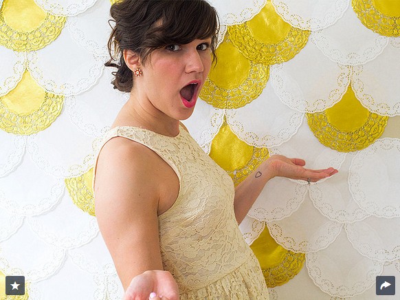 Doily Backdrop