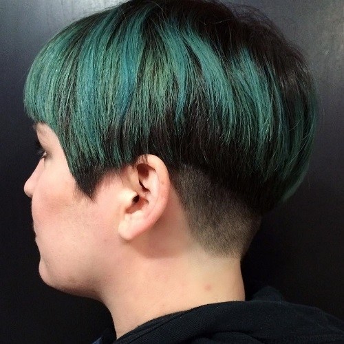 Emerald Bowl Hair