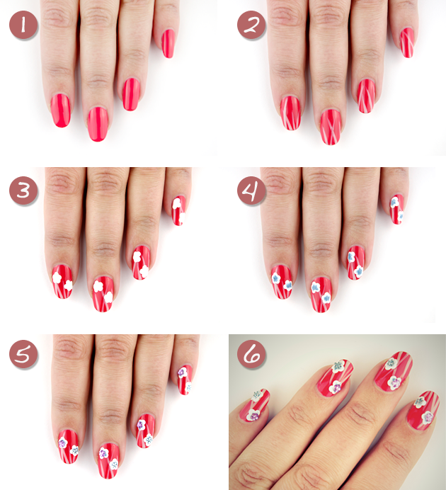 Floral Nail Design Tutorial