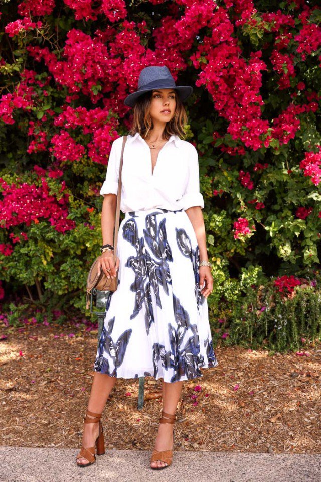 14 Ways to Wear Midi Skirts This Spring - Pretty Designs