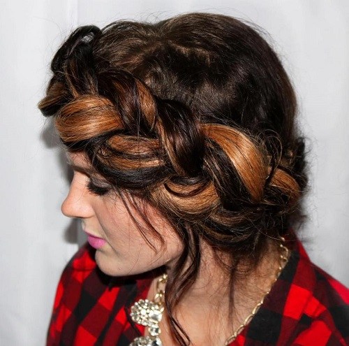 Highlighted Crown Braid