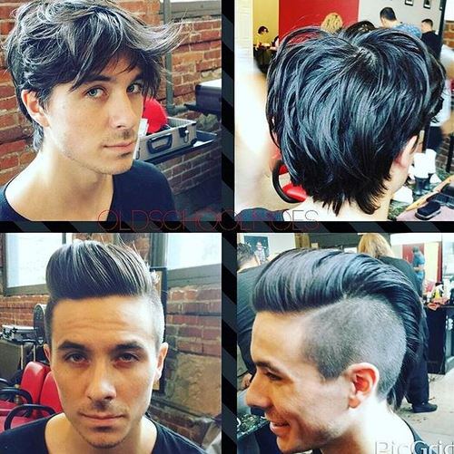 Mohawk Like Pompadour