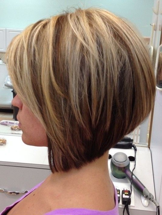 Ombre Stacked Bob