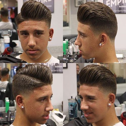 Pompadour Hair for Teenage Boy