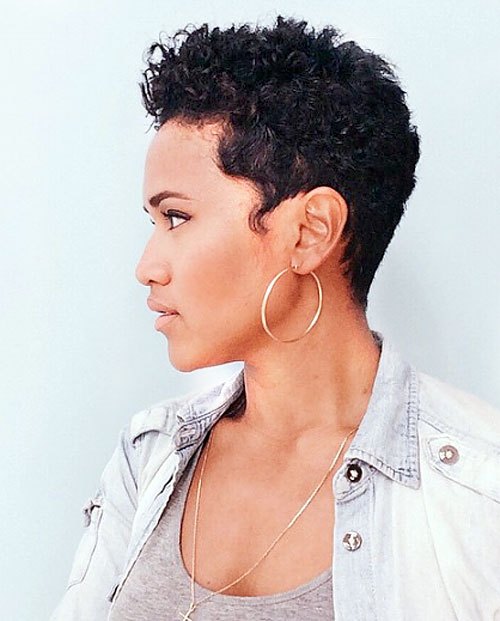 Pixie Cut On African American Hair