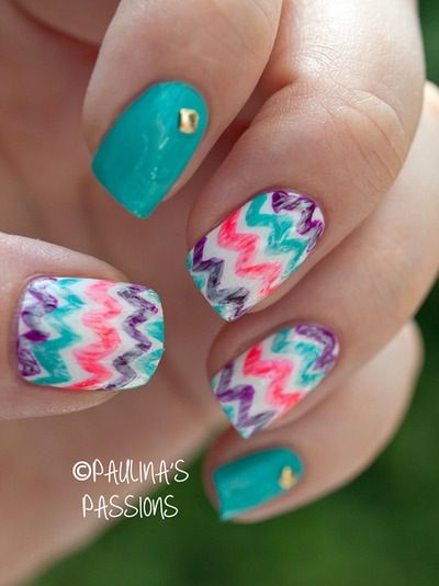 Sharpie Nail Art Design