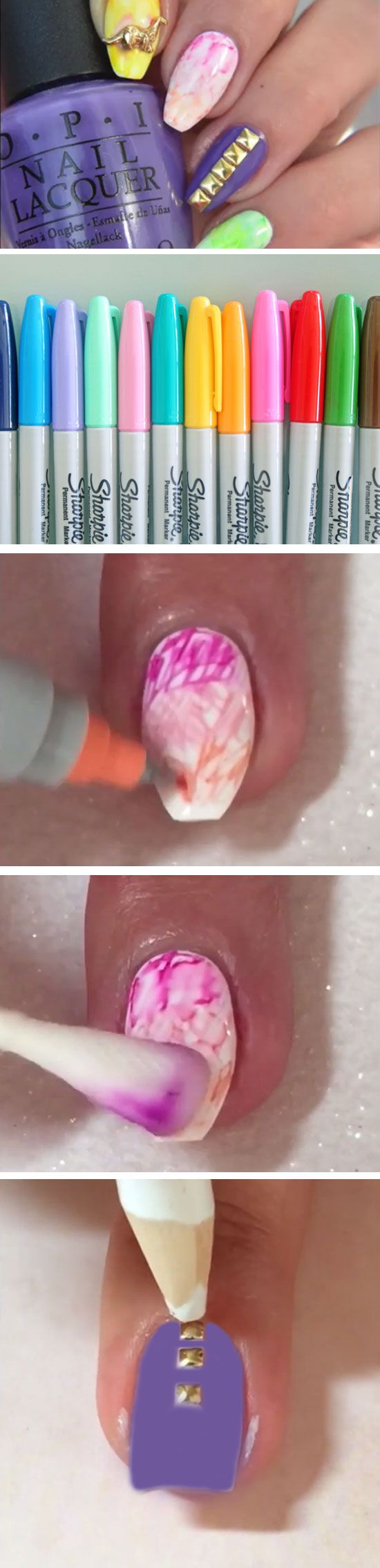 Sharpie Nails Tutorial