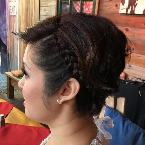 Side Braid for Short Hair