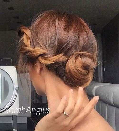 26 Amazing Bun Updo Ideas for Long & Medium Length Hair 