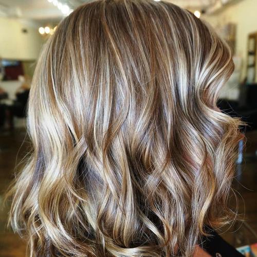 Sliver Highlights for Mid-length Bob