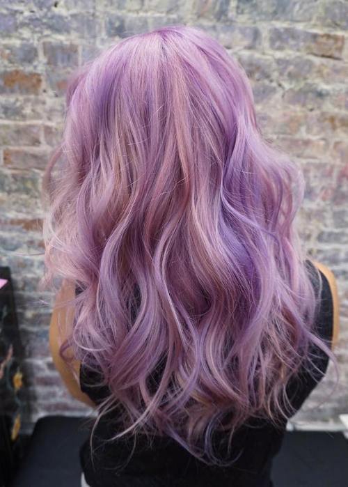 Smokey Purple Hair