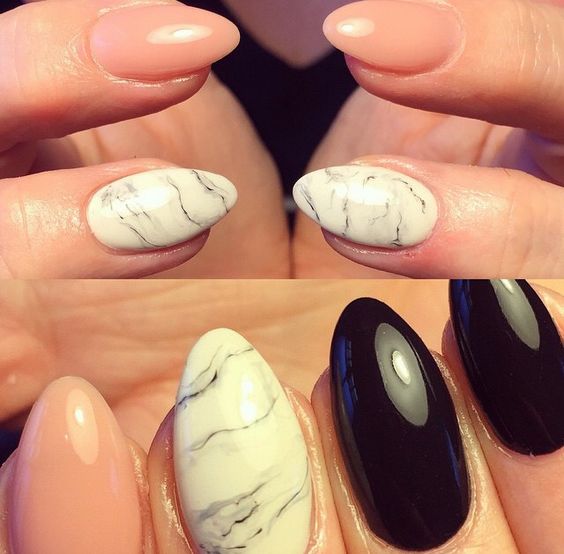 Stone Nail Art Design