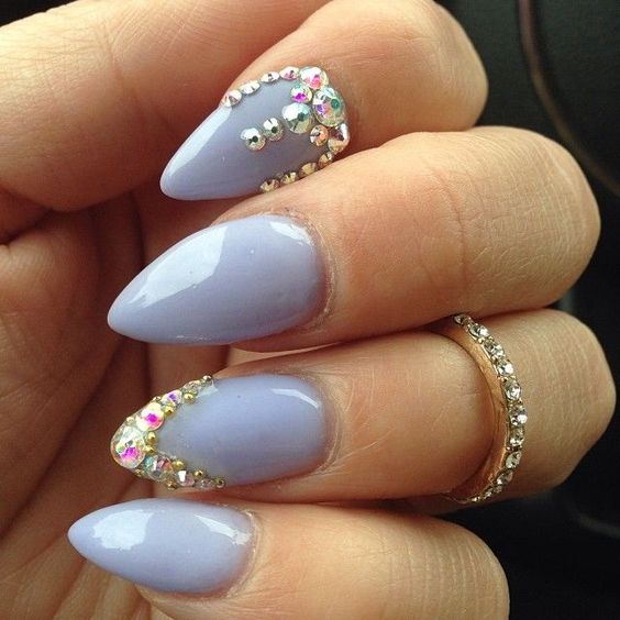 Stone Nail Art Design