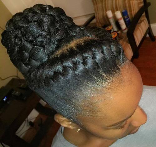 Top Braided Bun