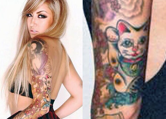 Allison Green Japanese tattoo on arm