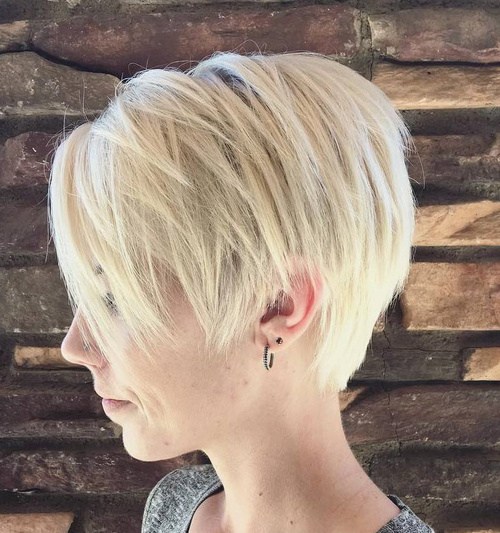 Blonde Short Haircut