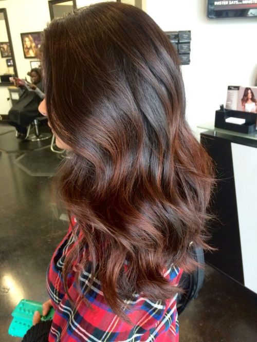 Brown Highlights for Brunette