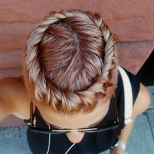 Chocolate Crown Braid