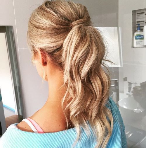 Easy Blonde Ponytail