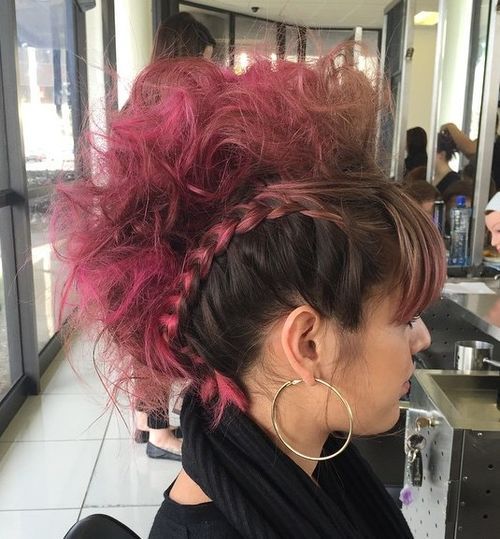 Faux Hawk Inspired Hair Look