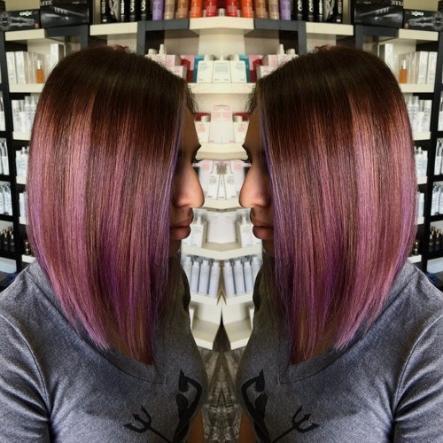 Purple Highlighted Bob