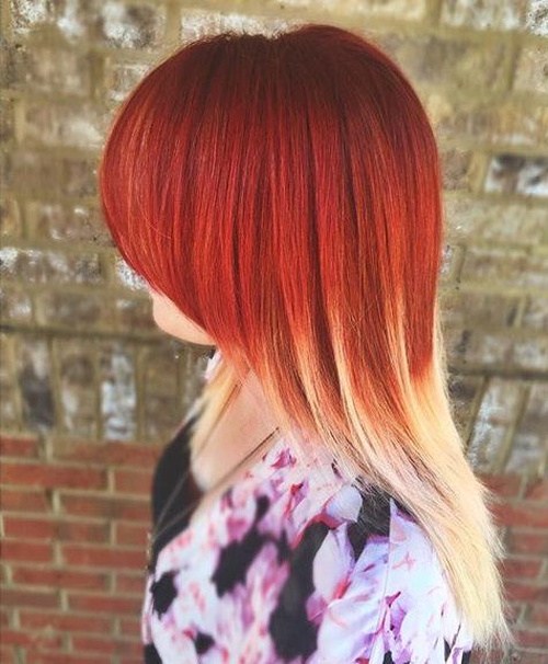 Two Tone Fall Hair