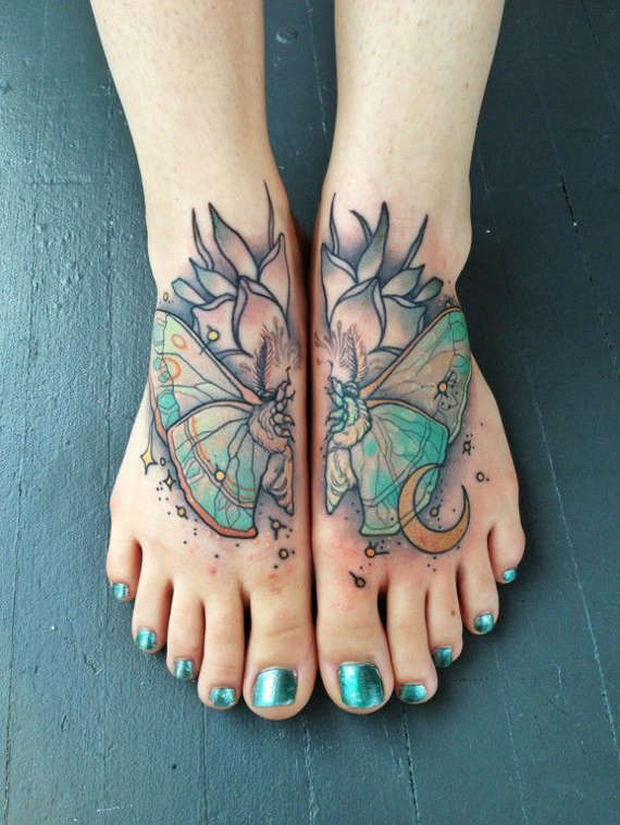 Foot Tattoo Ideas for Girls