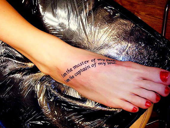 Foot Tattoo Ideas for Girls