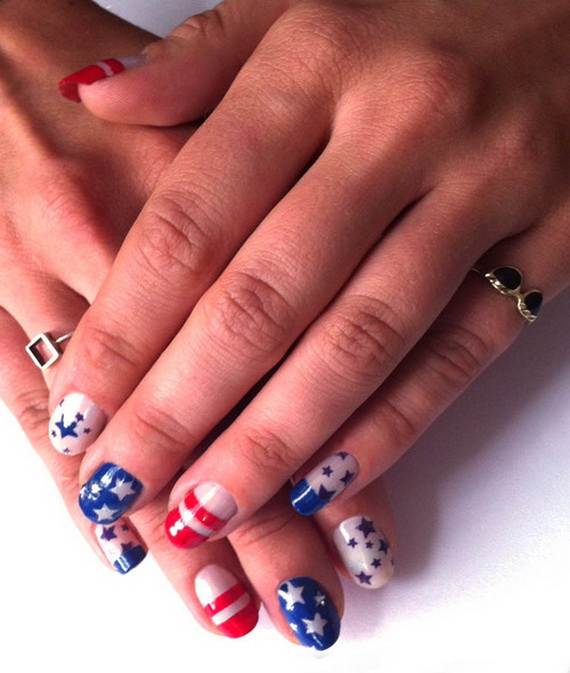 20+ Patriotic Nail Art Designs To Try At Your Fourth Of July Party