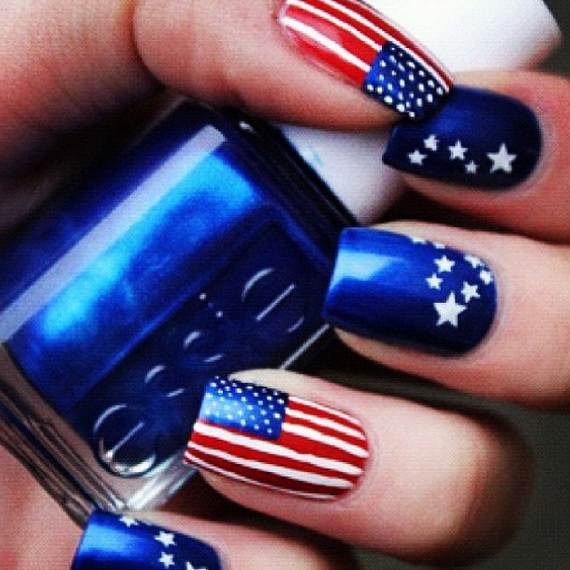 20+ Patriotic Nail Art Designs To Try At Your Fourth Of July Party