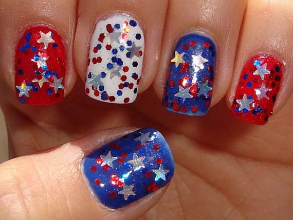 20+ Patriotic Nail Art Designs To Try At Your Fourth Of July Party